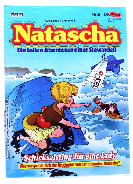 Natascha Comic Album Nr. 5: Schicksalsflug für eine Lady von Bastei